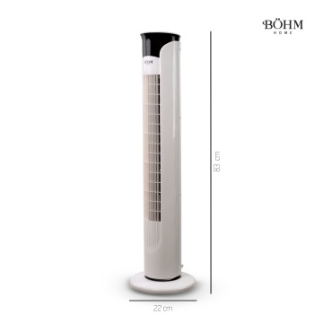 Ventilator Turn 32" BÖHM BH870RC, Număr viteze: 3, 45W, Indicator LED, Telecomanda inclusa - Img 10