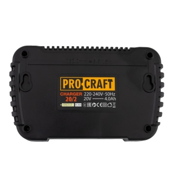 20/2 incarcator rapid pentru 2 Acumulatori Procraft - Img 6