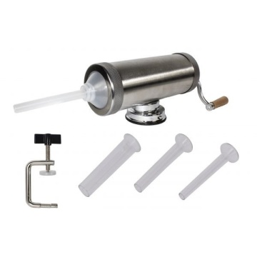 Aparat de umplut Carnati Elefant KY-2005S, 2.5 kg, INOX ALIMENTAR, Orizontal 3 palnii - Img 1