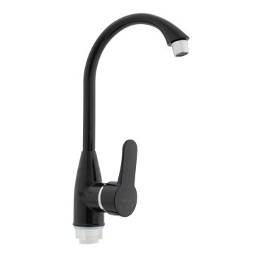 Baterie bucatarie din plastic PLAMIX Mario-011 Black - Img 3
