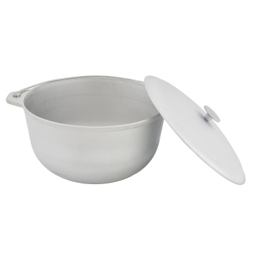 Ceaun tuci cu capac, 10 Litri capacitate, aluminiu alimentar , ELEFANT - Img 1
