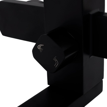 FB-09 Kub Black Baterie cada SUS 304 cu para de dus negru URBAN FLOW - Img 7