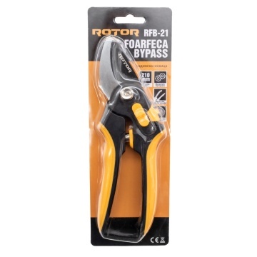 Foarfecă bypass cu mâner din plastic ROTOR RFB-21 - Img 6