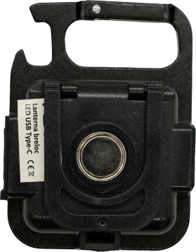 Lanternă LED tip breloc cu magnet și desfăcător FLOW FB-2126 - Img 2