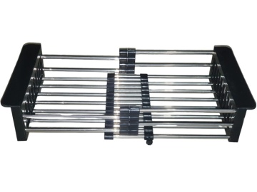 MIXXUS BAS-01 BLACK, suport de uscat vase, otel inoxidabil - Img 1