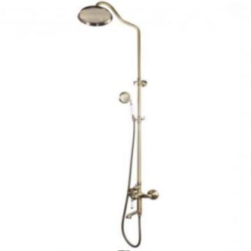 MIXXUS PREMIUM VINTAGE BRONZE 009-J baterie baie cu coloana de dus din alama - Img 3
