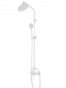 MIXXUS SUS-003-J WHITE baterie baie cu coloana de dus din otel inoxidabil - Img 3