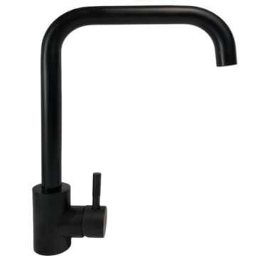 MIXXUS SUS-011-G NEGRU, baterie bucatarie din otel inoxidabil - Img 2
