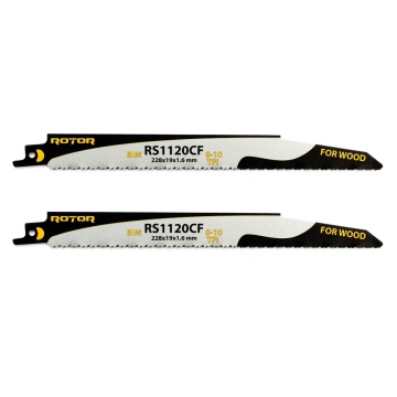Panza fierastrau sabie pentru Metal 228x19x1,6 mm ROTOR RS1120CF Set 2 buc - Img 3