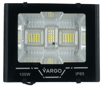 Proiector cu panou solar si telecomanda 100 W, 6500 K V-117924 VARGO - Img 2