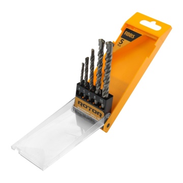 Set burghie pentru beton, 5 piese ROTOR RBB5 - Img 1