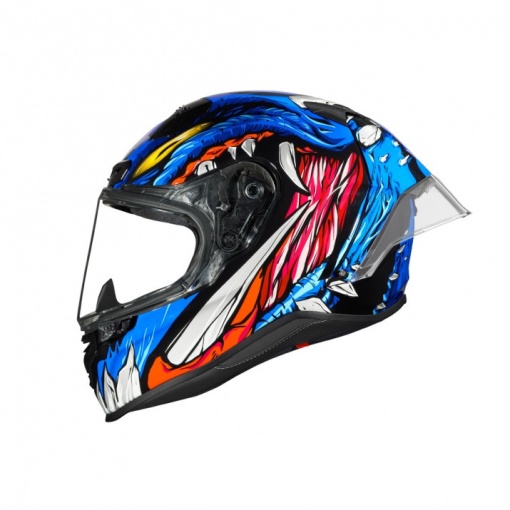 Casca moto integrala X.R3R Zorga albastru (pinlock inclus)