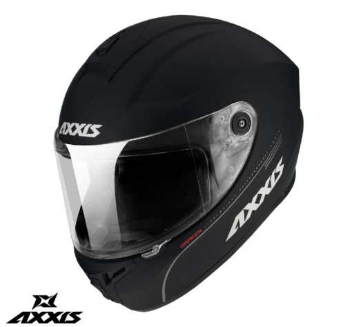 Casca integrala Axxis model Draken S V.2 A11 negru mat - tip viziera: MT-V-18C