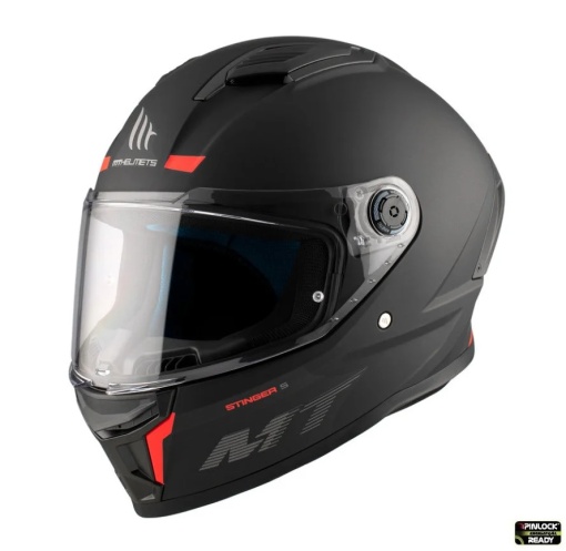 Casca integrala MT Stinger 2 A1 negru mat - tip viziera: MT-V-28B