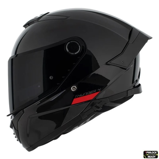 Casca integrala MT Thunder 4 SV A1 negru lucios (ochelari soare integrati) - tip viziera MT-V-28B