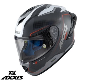 Casca integrala Axxis model Cobra Rage A2 gri lucios carbon - 100% carbon - Img 1
