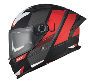 Casca integrala MT Braker SV Chento B5 rosu mat - Img 2