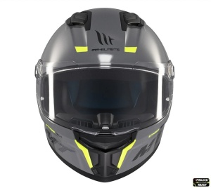 Casca integrala MT Stinger 2 A12 gri lucios - tip viziera: MT-V-28B - Img 2