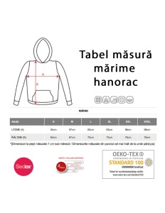 Hanorac personalizat "Suflete Pe Doua Roti" - Albastru - Img 4