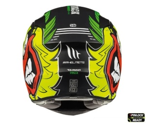 Casca integrala motociclete MT Targo Truck A2 galben fluor mat – tip MT-V-14 - Img 2