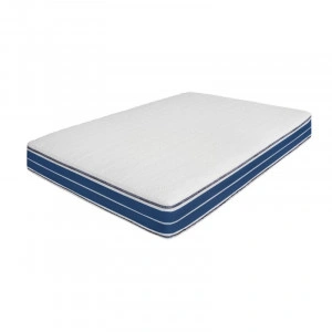 Saltea Bien Dormir Optimus M, ortopedică, Argentum, aerisire bandă 3D, spumă memory, arcuri