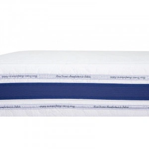 Saltea Bien Dormir Optimus Pocket, ortopedică, Argentum, aerisire bandă 3D, spumă poliuretanică, arcuri pocket spring