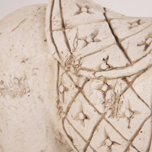 Sculptură alb antic din rășină, cal, 80x20x83 cm, CABALLO