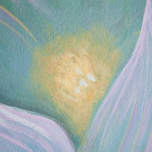 Tablou multicolor, din canvas și lemn de pin, 120x4x150 cm, NOAH - Img 2