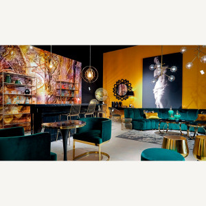 Tablou print multicolor, din metacrilat, 200x4x200 cm, ARMAGH - Img 2