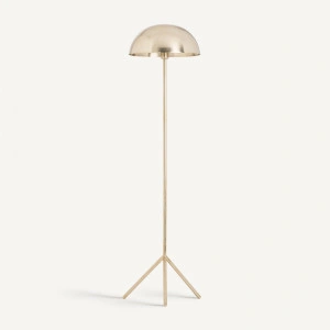 Lampadar auriu din fier, 39x39x150 cm, KELHEIM