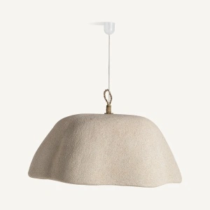 Lustra, culoare crem, din rasina, stil contemporan, 95x65x48 cm, LIESSEL