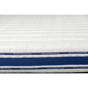 Saltea Bien Dormir Optimus, ortopedică, Argentum, aerisire bandă 3D, spumă poliuretanică, arcuri Bonnel Premium