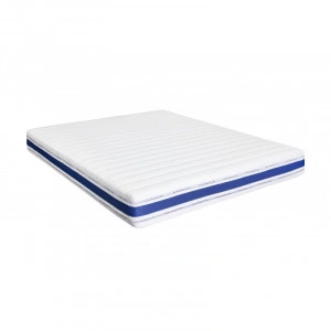 Saltea Bien Dormir Optimus Pocket, ortopedică, Argentum, aerisire bandă 3D, spumă poliuretanică, arcuri pocket spring