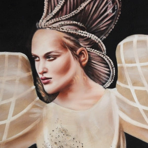 Tablou multicolor, din canvas, 150x4x150 cm, AILEN - Img 2
