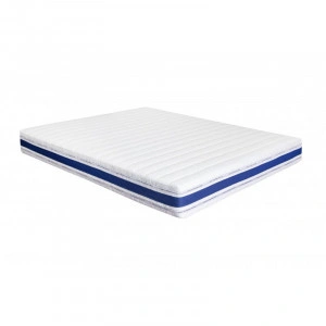 Saltea Bien Dormir Optimus Pocket, ortopedică, Argentum, aerisire bandă 3D, spumă poliuretanică, arcuri pocket spring