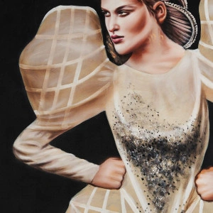 Tablou multicolor, din canvas, 150x4x150 cm, AILEN - Img 3