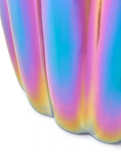 Ghiveci pentru plante multicolor din ceramică, 32,5x32,5x45 cm, CURVY