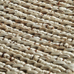 Covor bej, din iută, bumbac și fibră naturală, 200x300 cm, BERYL - Img 3
