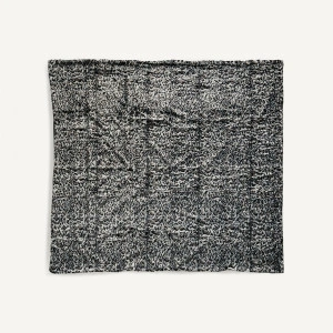 Pătură alb/negru, din microfibră, 200x220 cm, LEOPARD - Img 2
