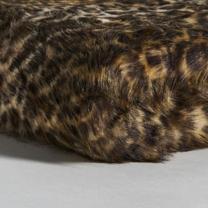 Pătură maro, din poliester, 130x170 cm, LEOPARDO - Img 2