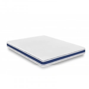 Saltea Bien Dormir Optimus Pocket, ortopedică, Argentum, aerisire bandă 3D, spumă poliuretanică, arcuri pocket spring