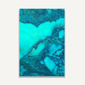 Tablou print turcoaz, din metacrilat, 200x4x200 cm, NAURU