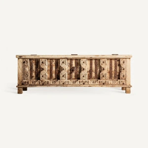 Comodă TV natur, din lemn de mango, 171x53x63 cm, ASSORTED PHALODI