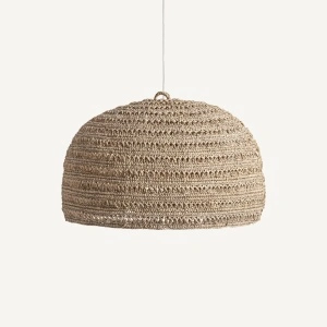 Lustra natur din fibra naturala, 67 x 67 x 42 cm, DEFFE