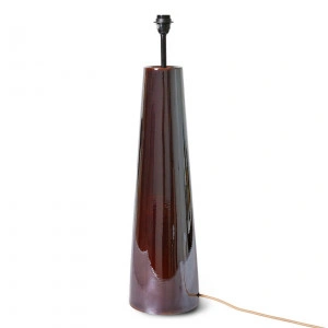 Bază pentru lampadar maro din ceramică, XL - 21,5x21,5x88,5cm