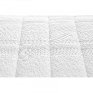 Saltea Bien Dormir Optimus Pocket, ortopedică, Argentum, aerisire bandă 3D, spumă poliuretanică, arcuri pocket spring