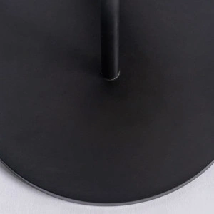 Lampadar negru/auriu din fier și alamă, 31x31x148 cm, VICAL - Img 4