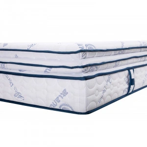 Saltea Bien Dormir Atlantis Double Topper, ortopedică, spumă memory, arcuri pocket spring - Img 3