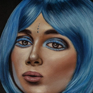 Tablou multicolor, din canvas, 90x4x120 cm, ELYNA - Img 2