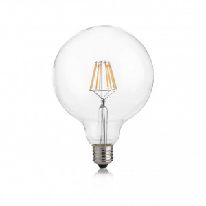 Bec E27 globo d125 08w 4000k cri80 trasp